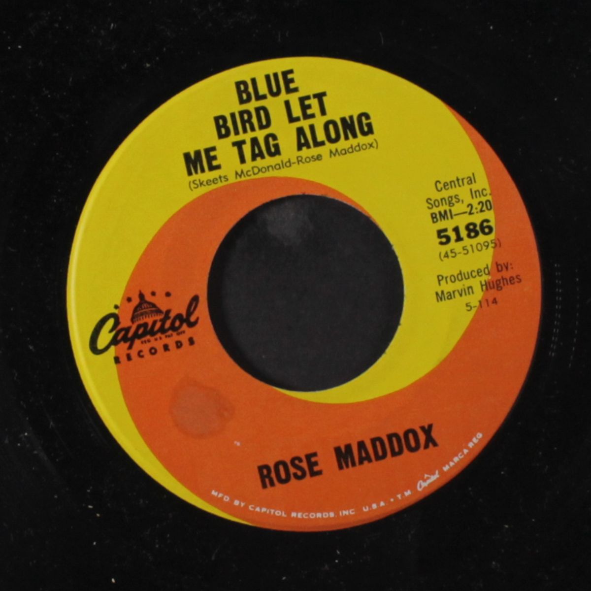 stand up fool / blue bird let me tag along by ROSE MADDOX