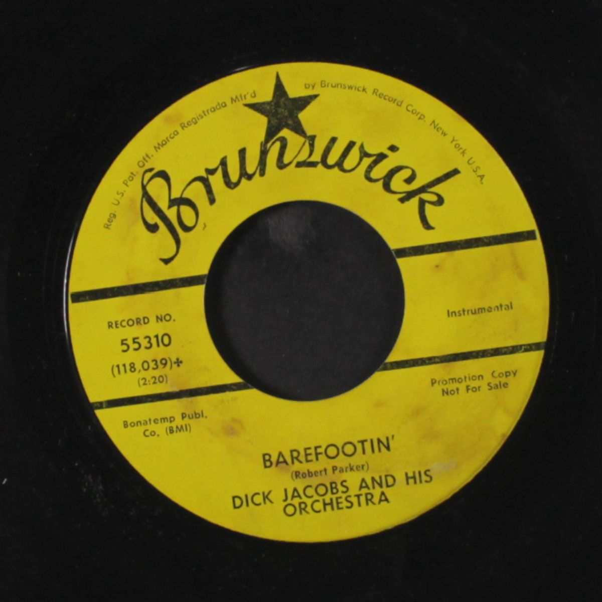barefootin' / now by DICK JACOBS