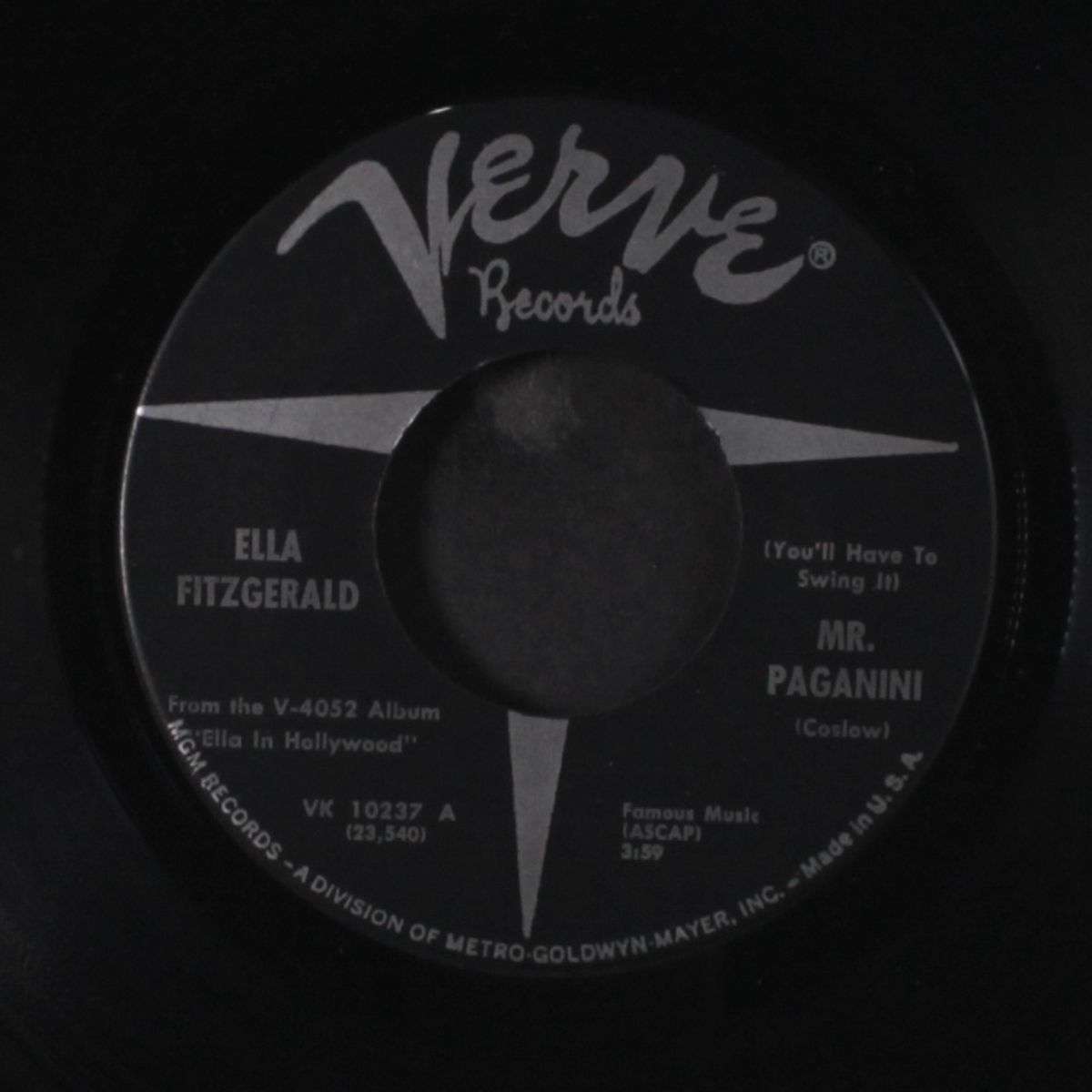 mr. paganini / you're driving me crazy by ELLA FITZGERALD