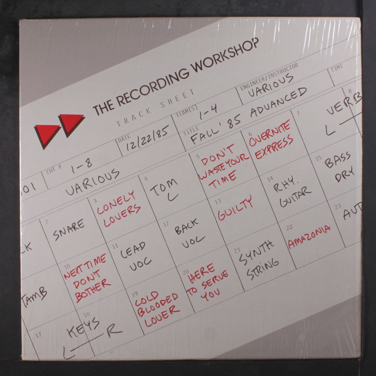 the recording workshop fall '85 by VARIOUS