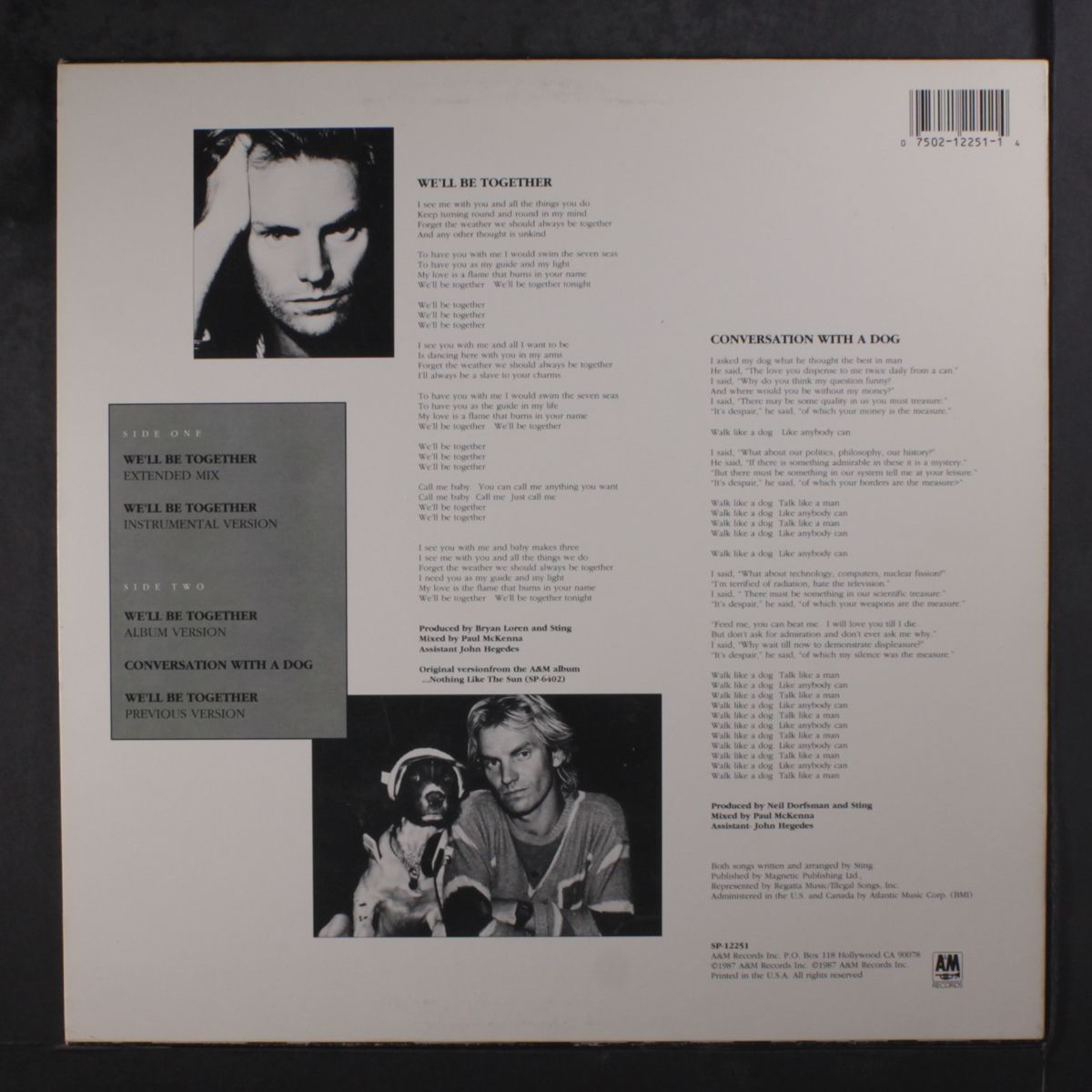 we'll be together (extended / conversation with a dog) by STING