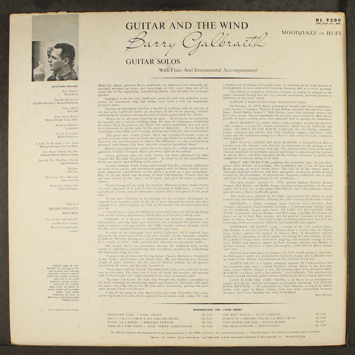 guitar and the wind by BARRY GALBRAITH