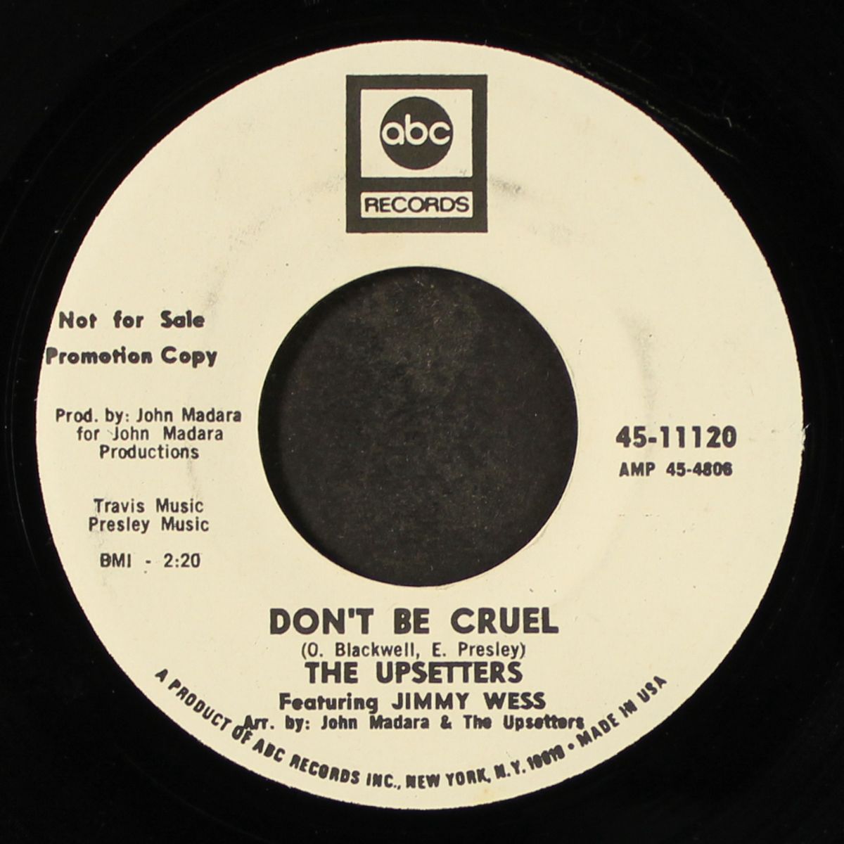 down home / don't be cruel by UPSETTERS