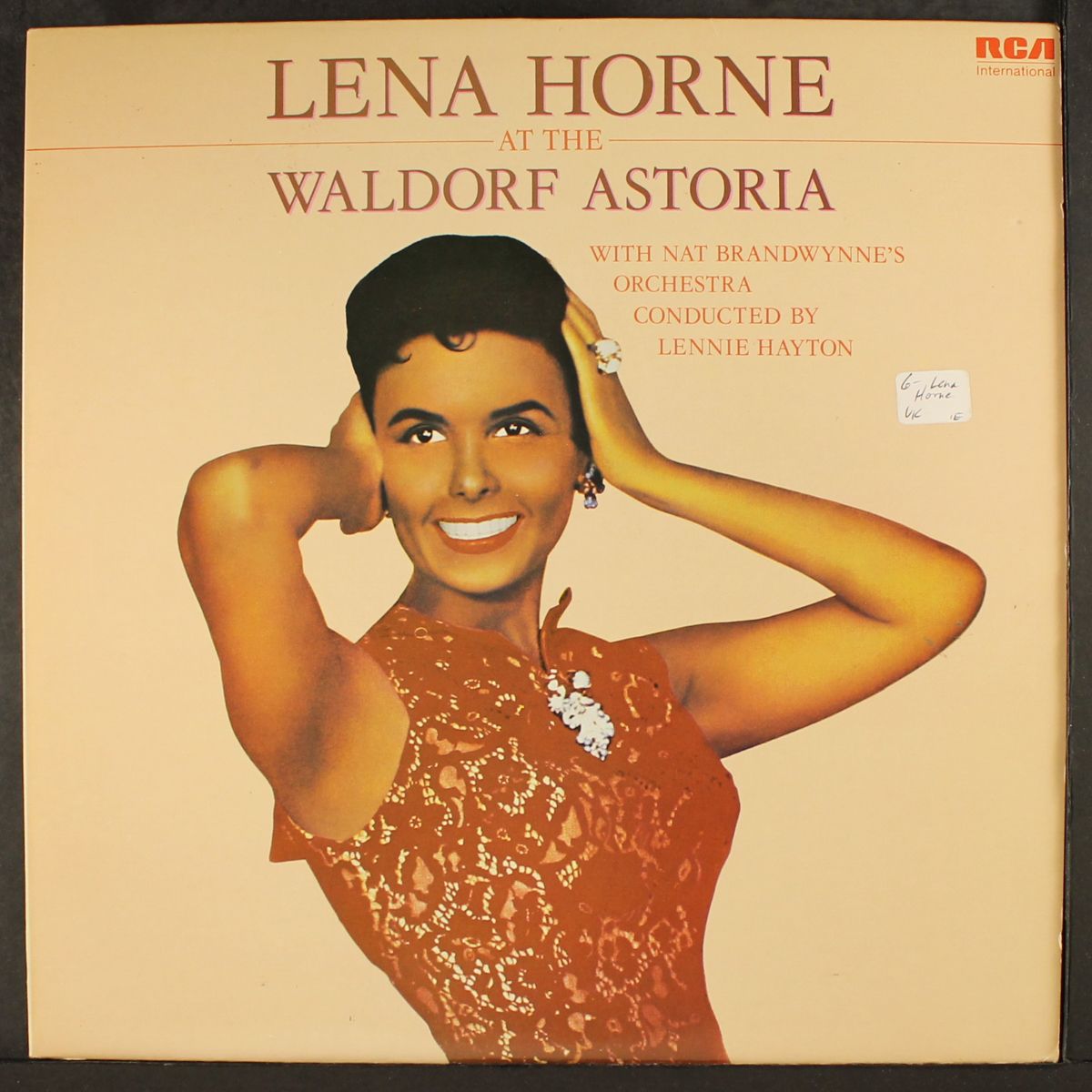 at the waldorf astoria by LENA HORNE