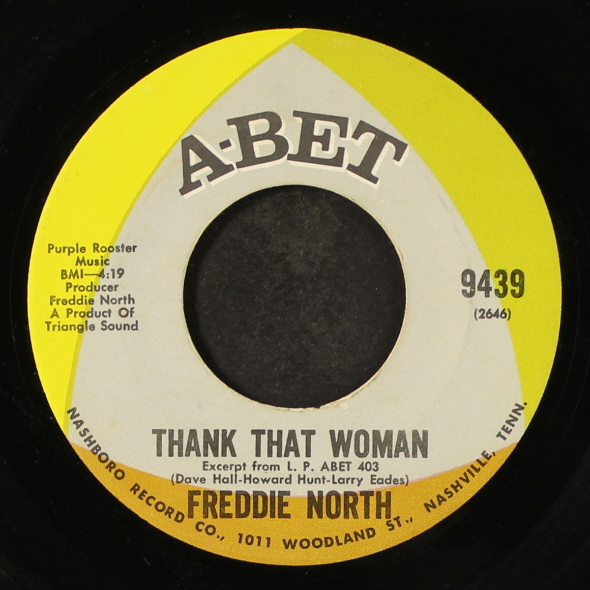 love to hate / thank that woman by FREDDIE NORTH