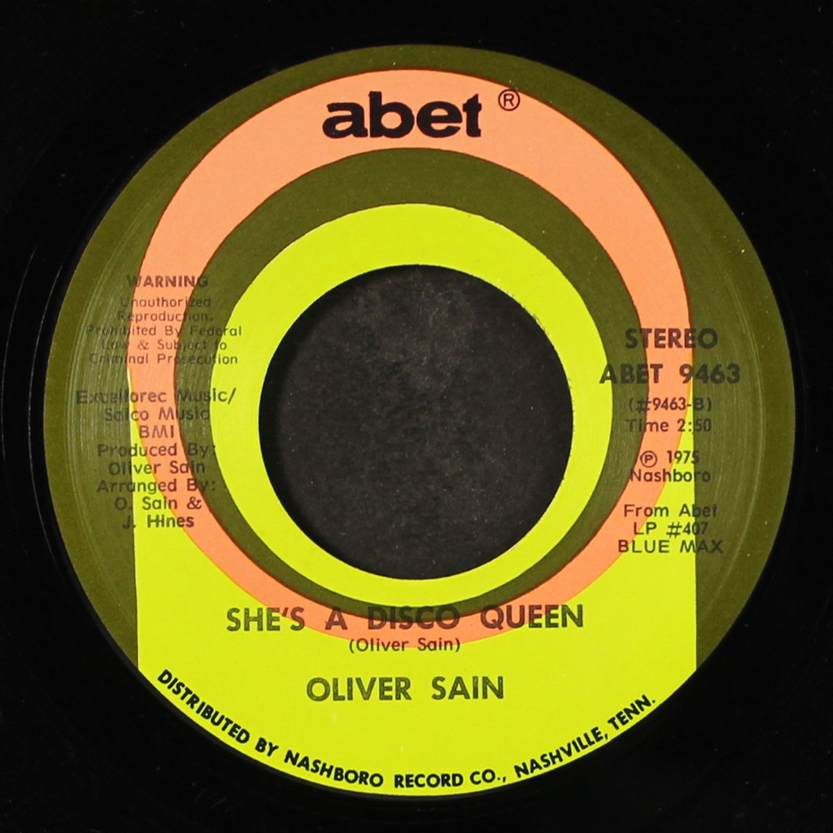 party hearty / she's a disco queen by OLIVER SAIN