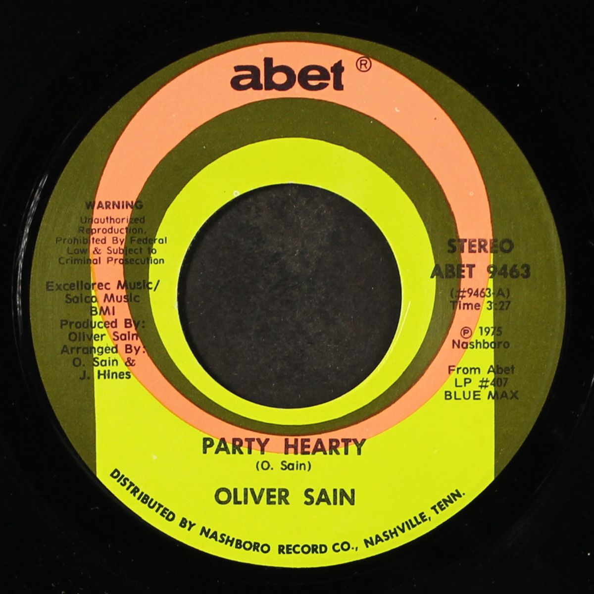 party hearty / she's a disco queen by OLIVER SAIN