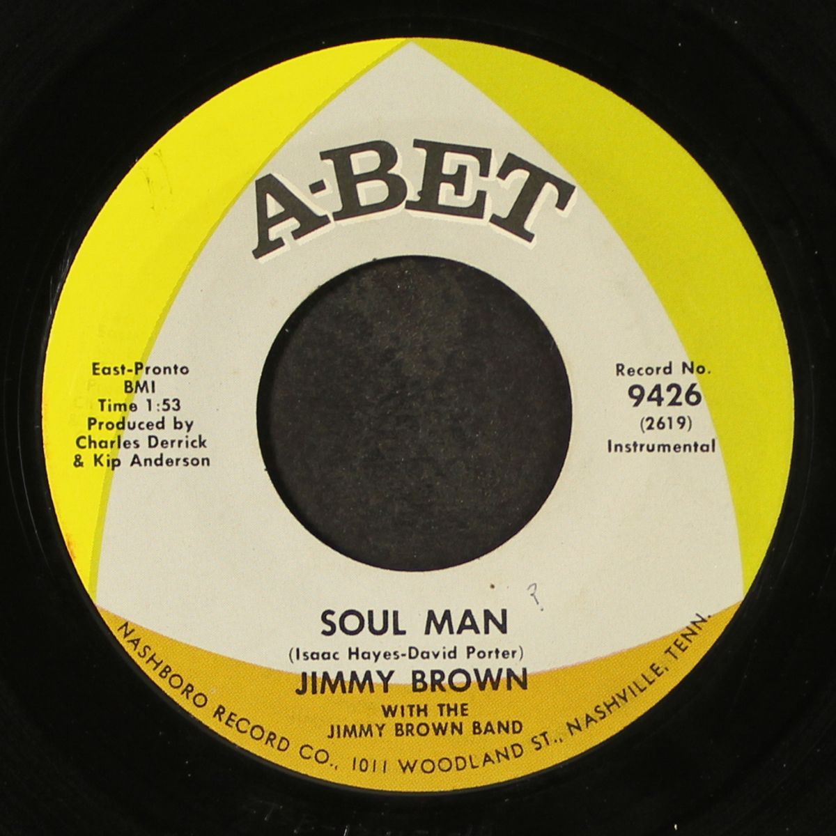 funky funky boogaloo /soul man by JIMMY BROWN