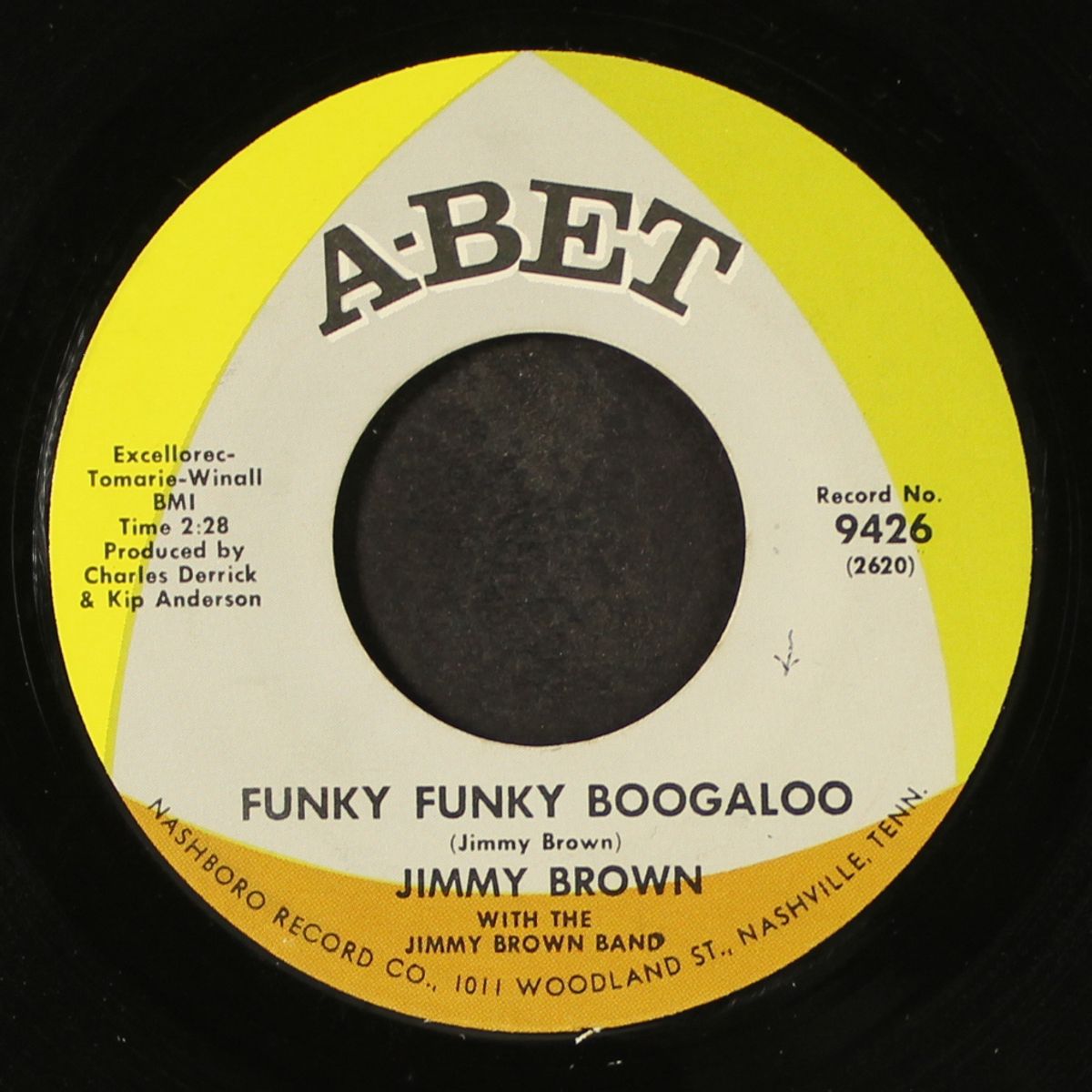 funky funky boogaloo /soul man by JIMMY BROWN