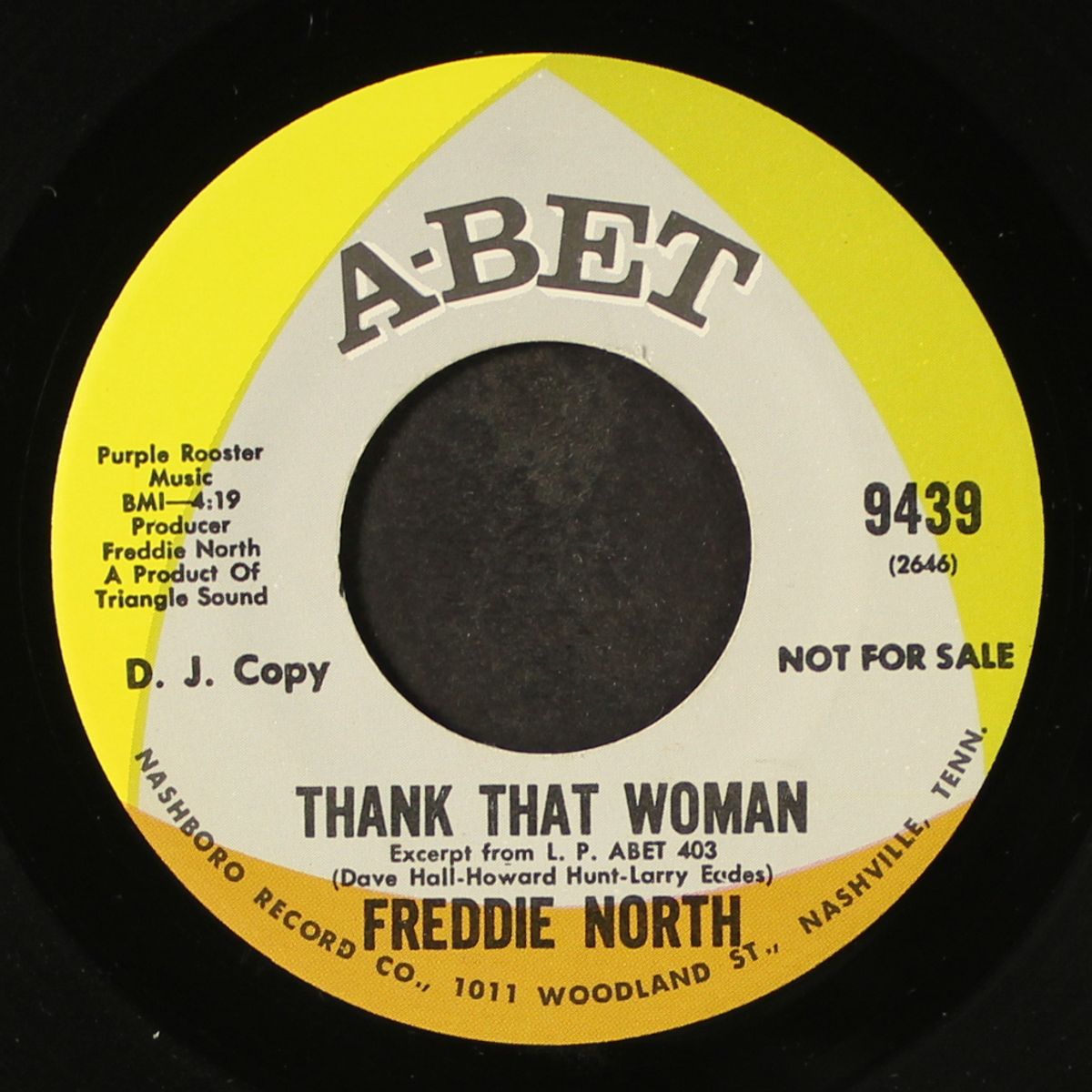 love to hate / thank that woman by FREDDIE NORTH