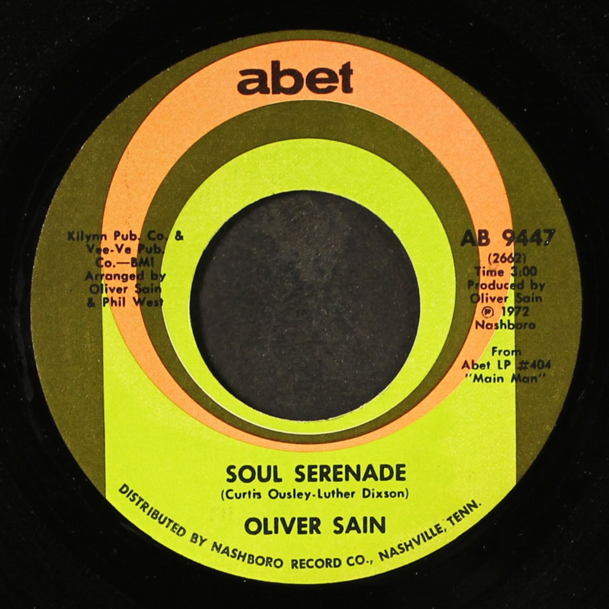 soul serenade / scratch my back by OLIVER SAIN