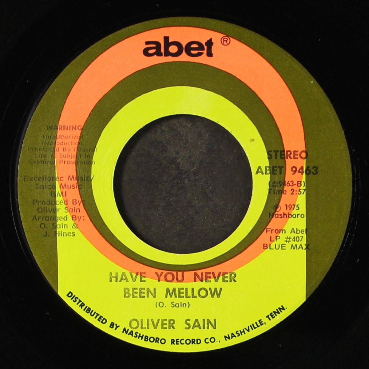 party hearty / have you never been mellow by OLIVER SAIN