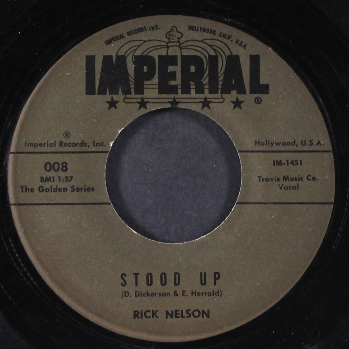 be-bop baby / stood up by RICK NELSON
