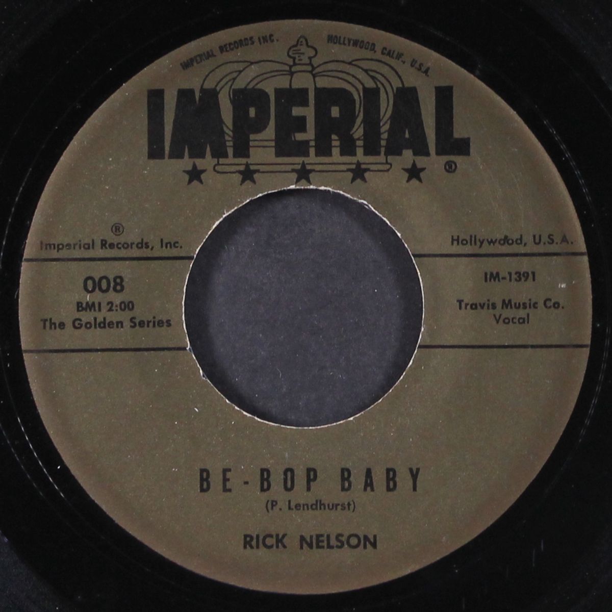 be-bop baby / stood up by RICK NELSON