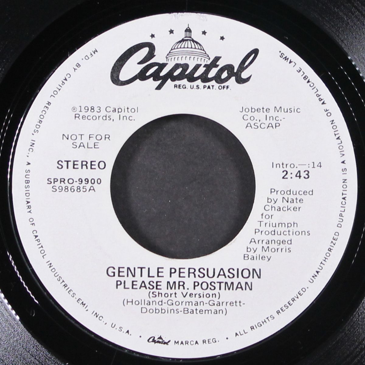 please mr. postman by GENTLE PERSUASION