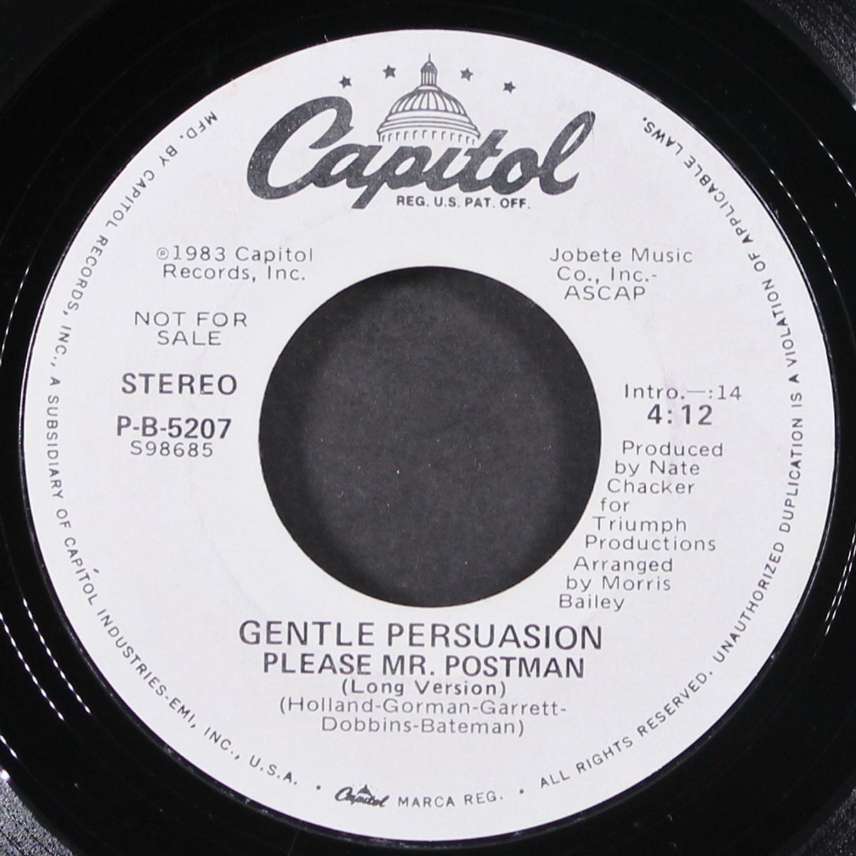 please mr. postman by GENTLE PERSUASION