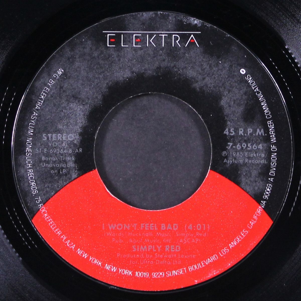 holding back the years / i won't feel bad by SIMPLY RED