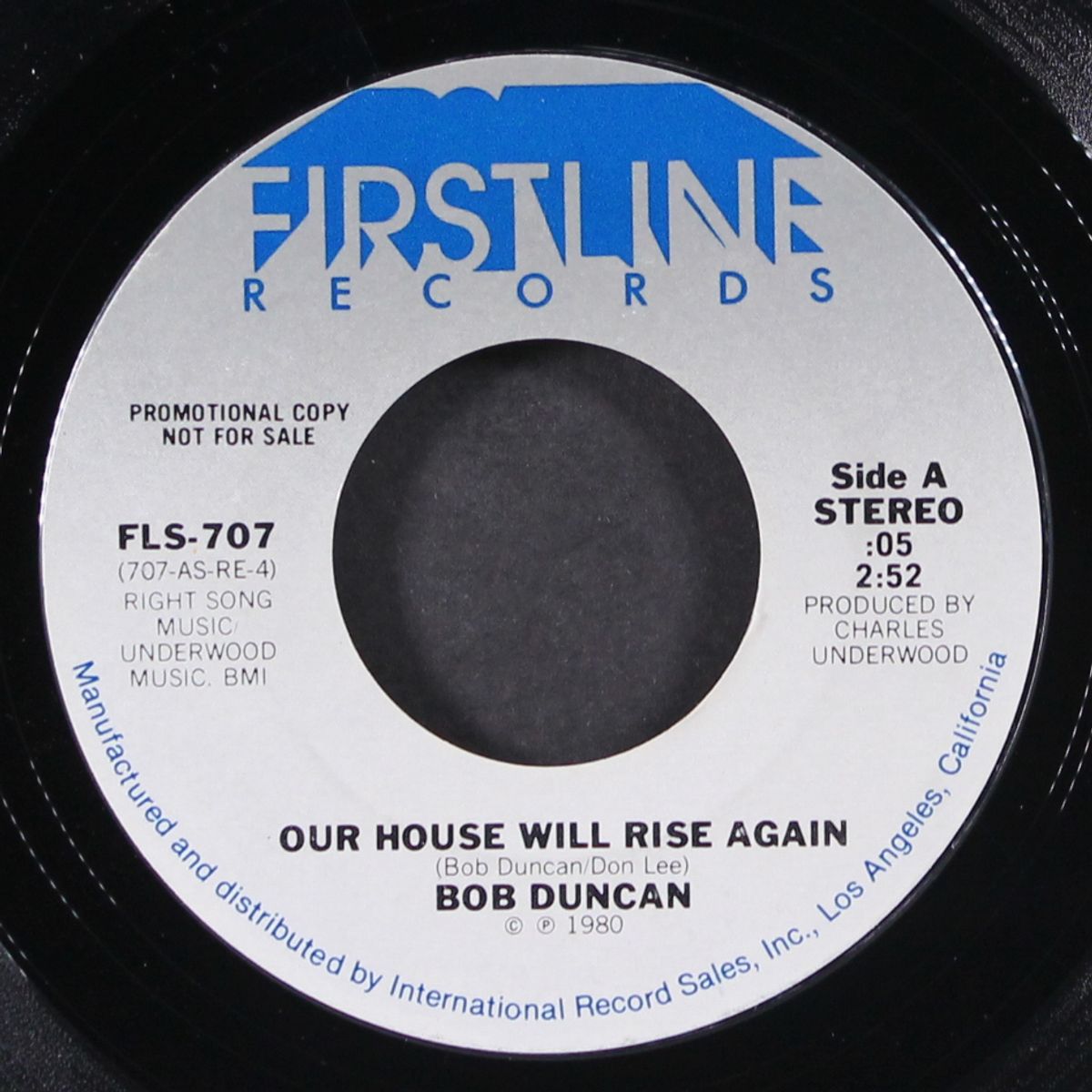 our house will rise again by BOB DUNCAN