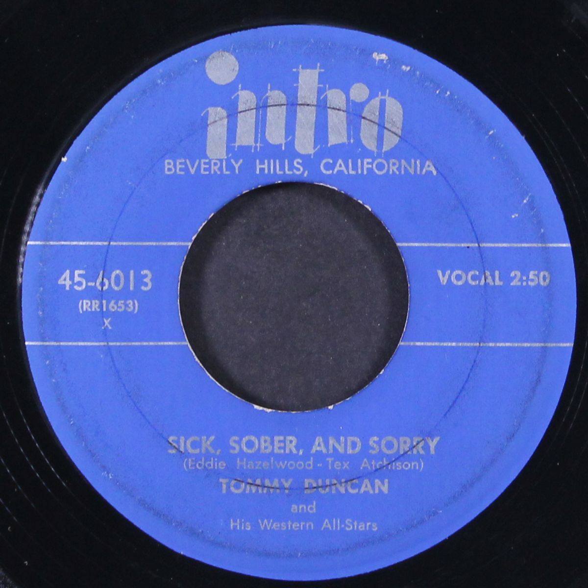 mississippi river blues / sick, sober, and sorry by TOMMY DUNCAN