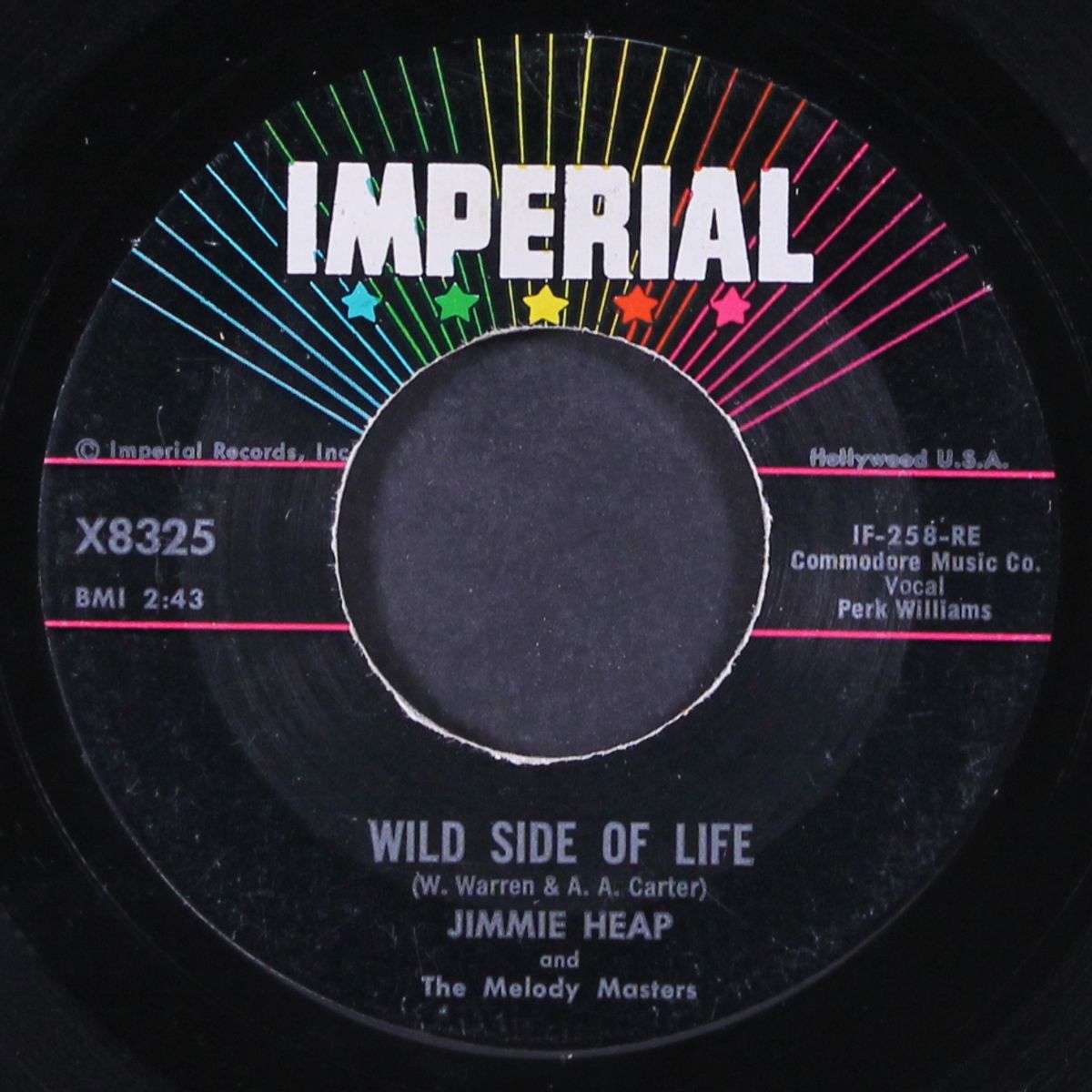 wild side of life / when they operated on papa... by JIMMY HEAP & MELODY MASTERS