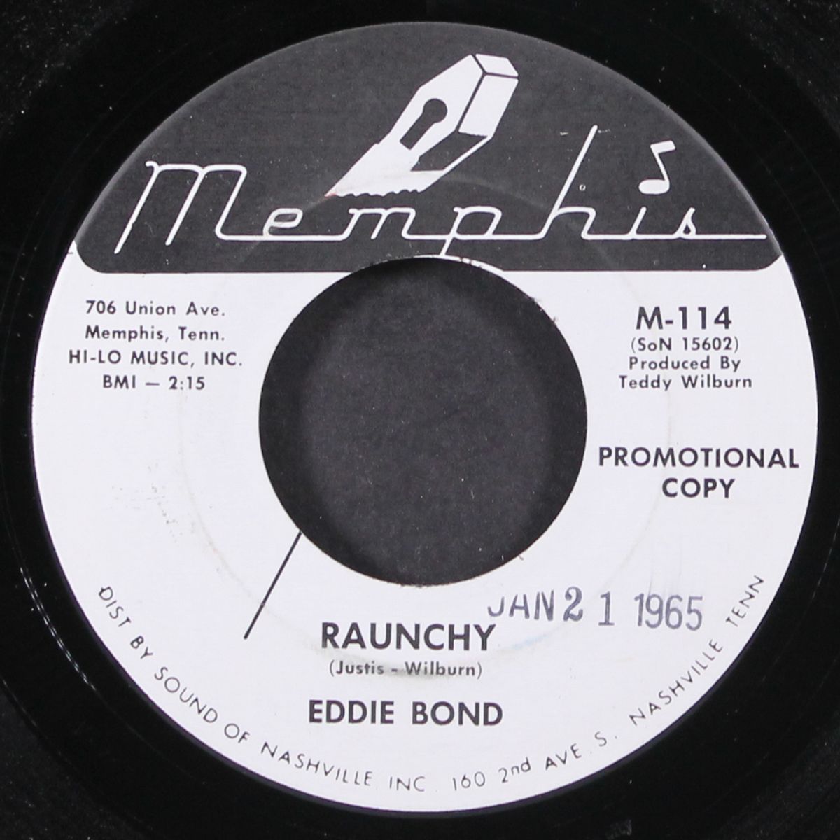 cold dark waters / raunchy by EDDIE BOND