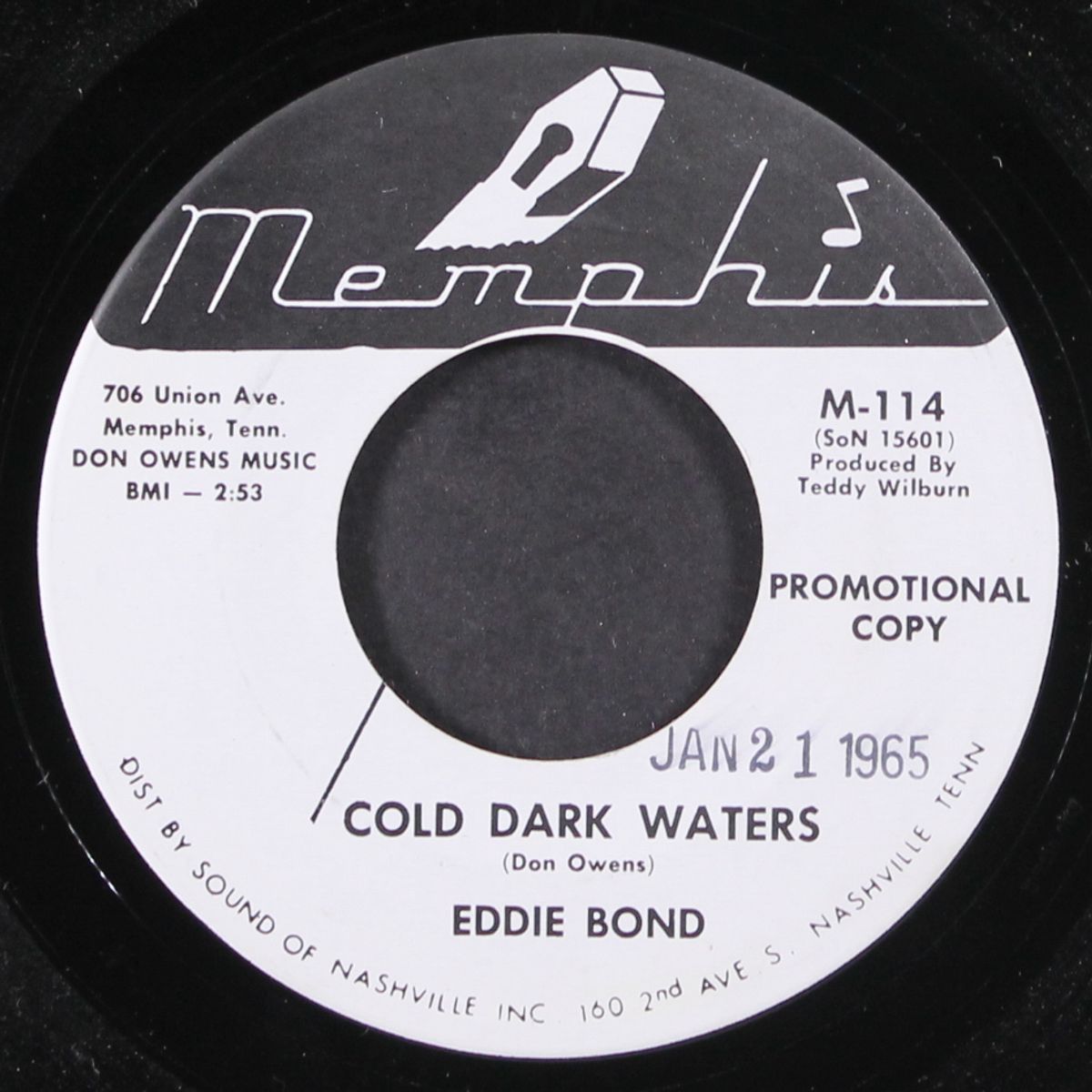 cold dark waters / raunchy by EDDIE BOND
