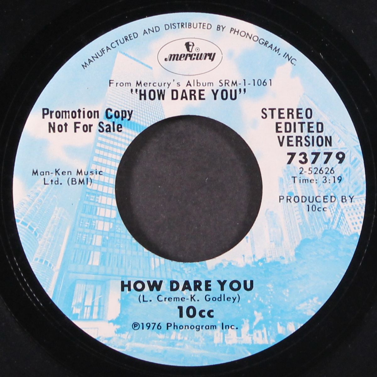 i'm mandy fly me / how dare you by 10 CC