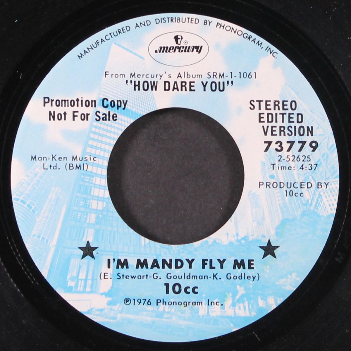 i'm mandy fly me / how dare you by 10 CC