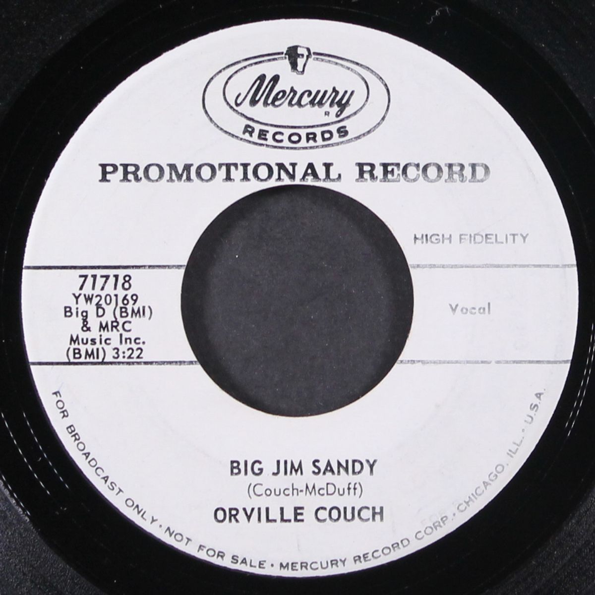 downtown / big jim sandy by ORVILLE COUCH