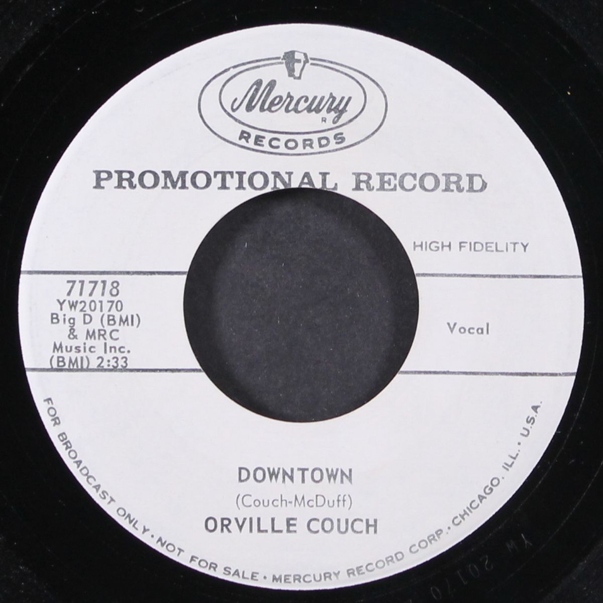 downtown / big jim sandy by ORVILLE COUCH