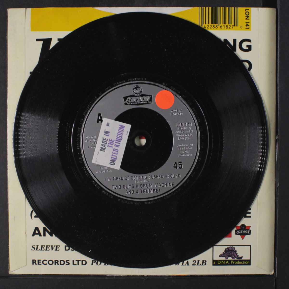 tired of getting pushed around / make it funky by 2 MEN, A DRUM MACHINE & A TRUMPET