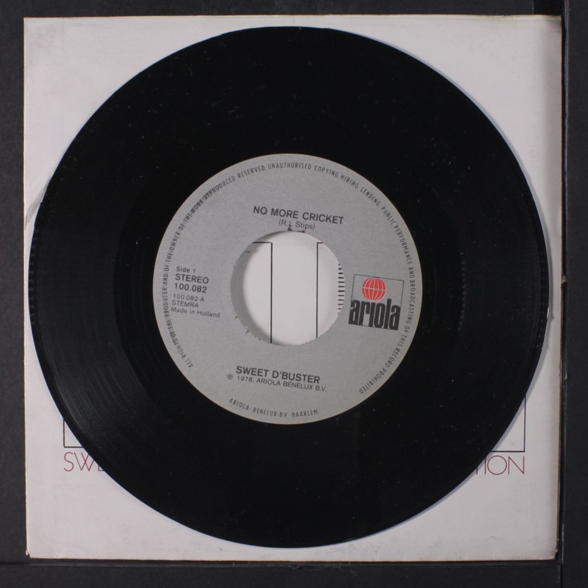no more cricket / still believe by SWEET D'BUSTER