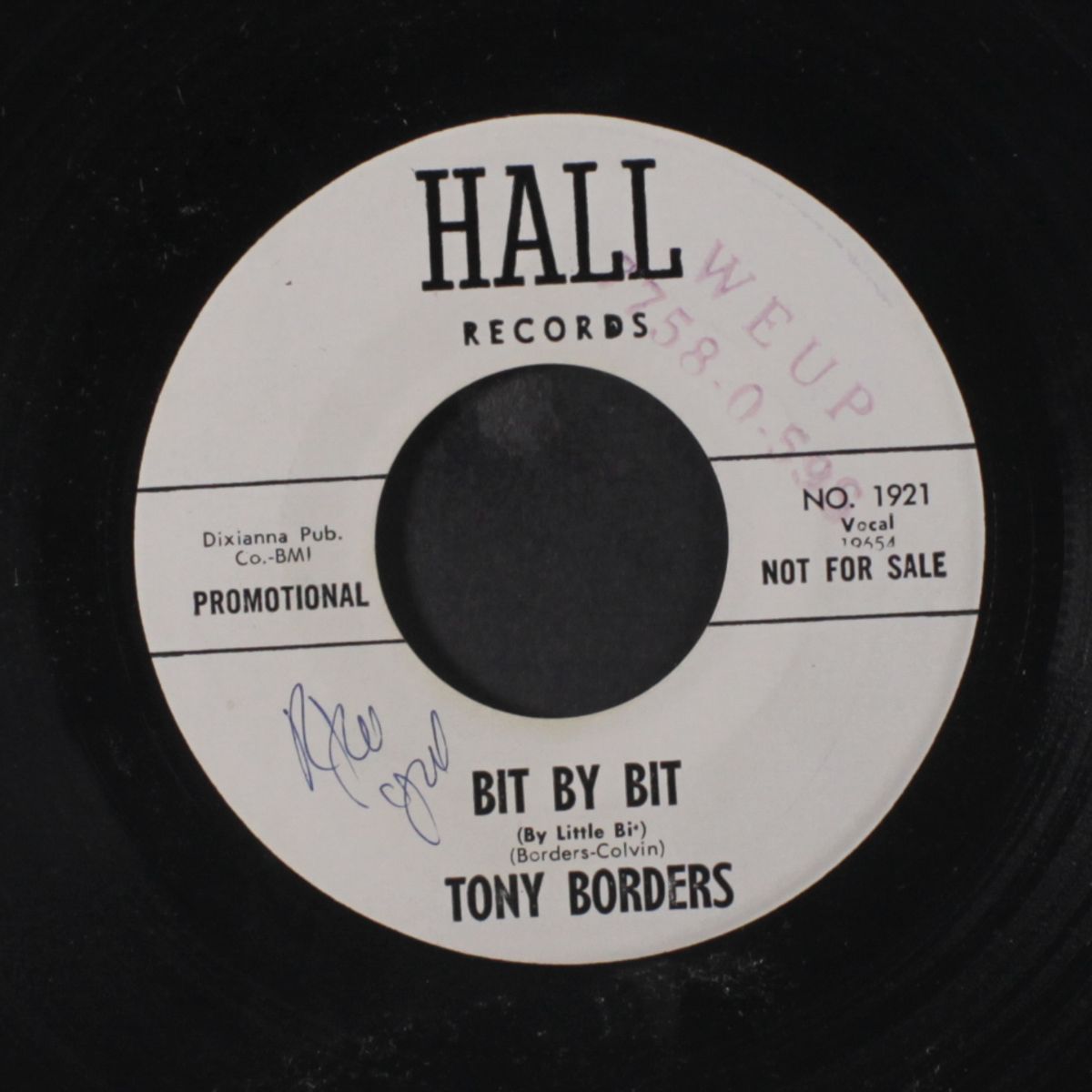 bit by bit / get yourself another man by TONY BORDERS
