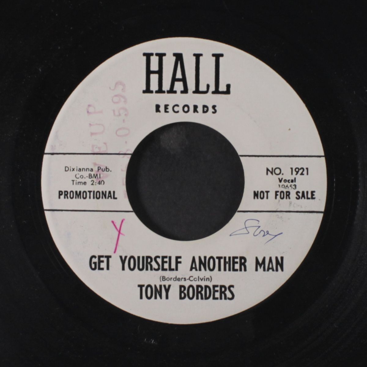 bit by bit / get yourself another man by TONY BORDERS