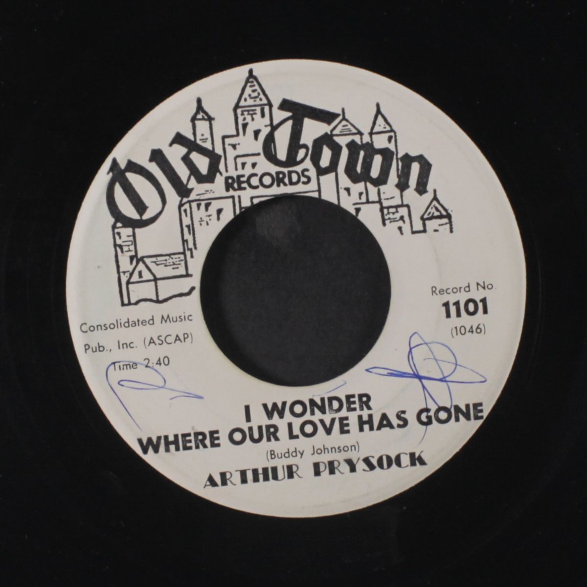 this time / i wonder where our love has gone by ARTHUR PRYSOCK