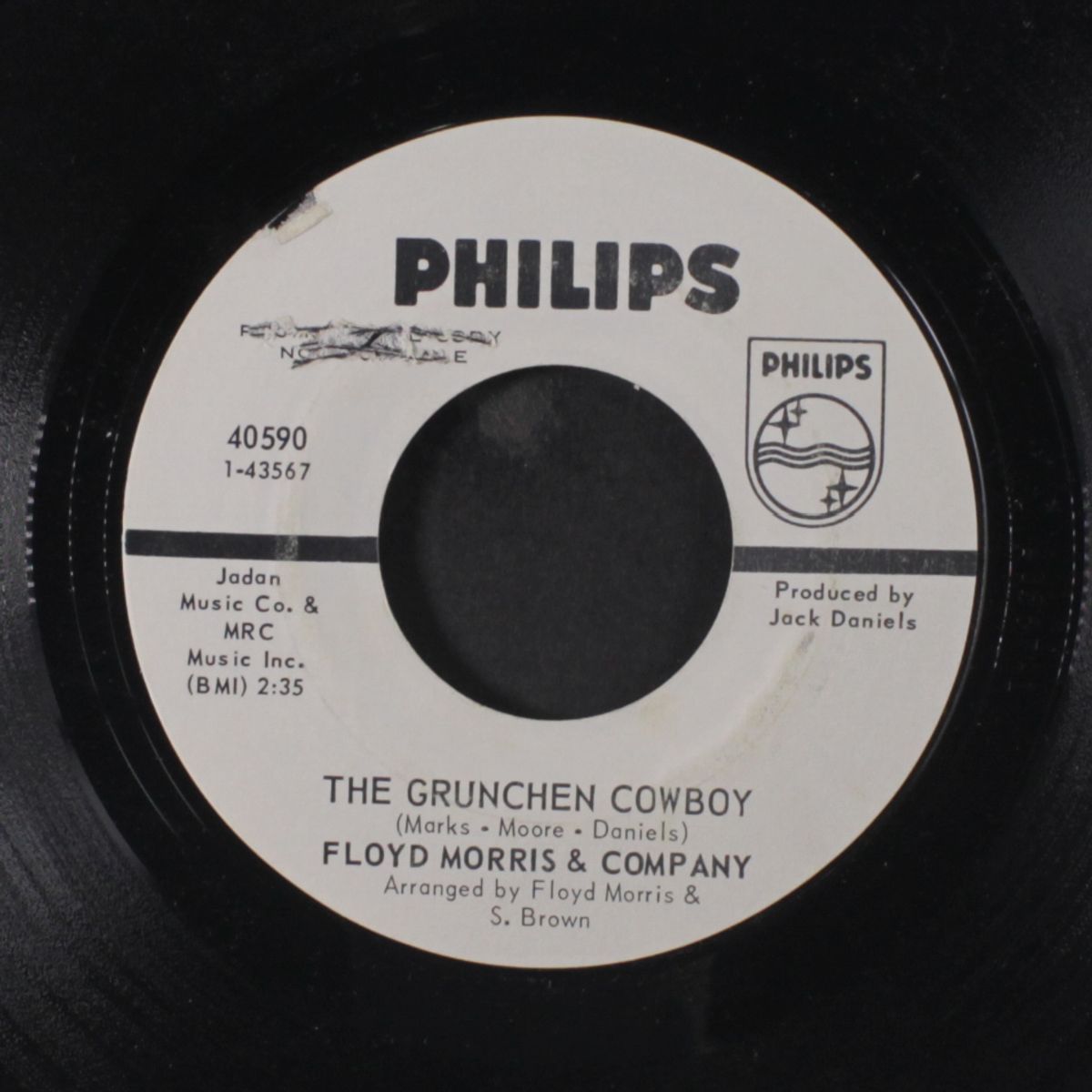 bouncing around / the grunchen cowboy by FLOYD MORRIS