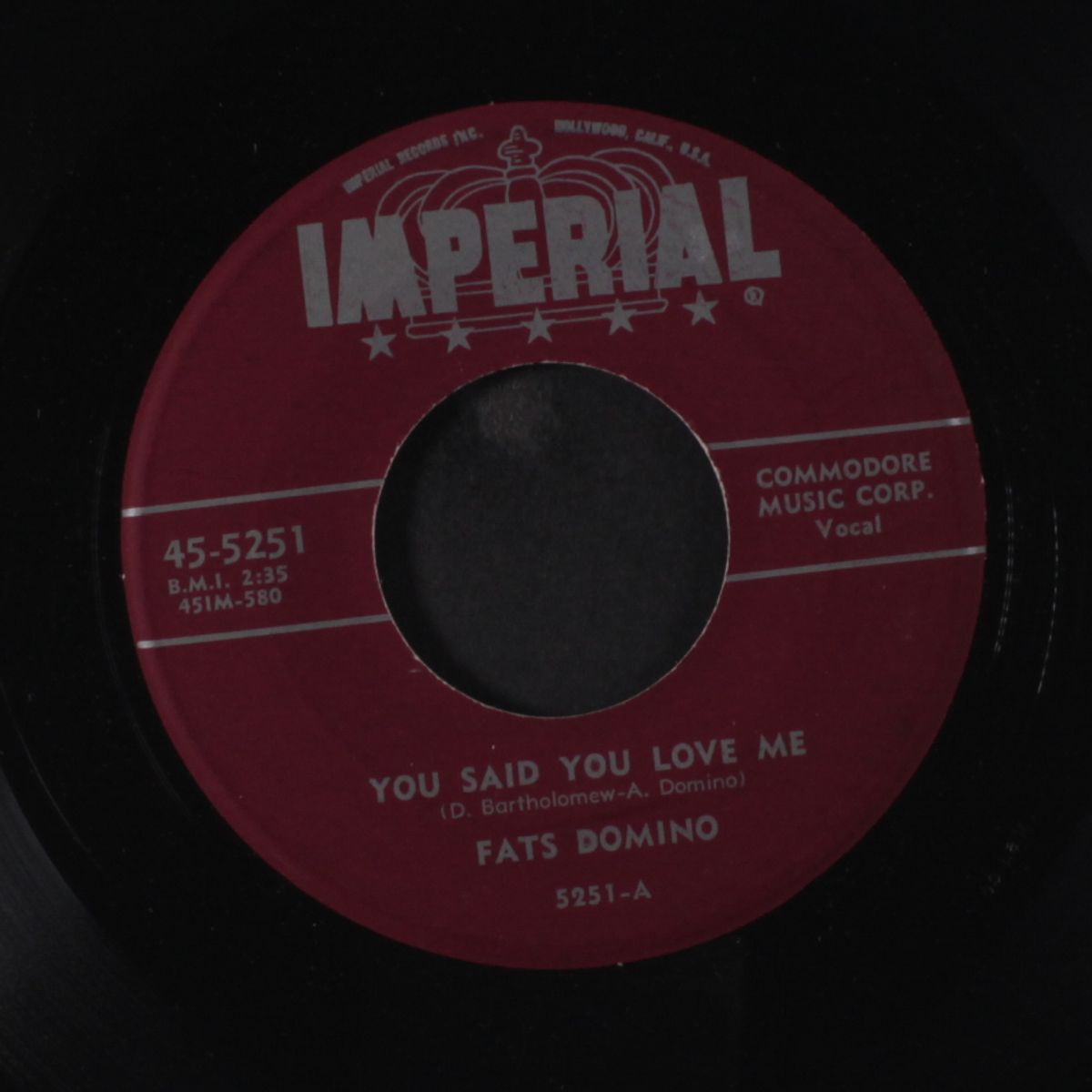 you said you love me / rose mary by FATS DOMINO