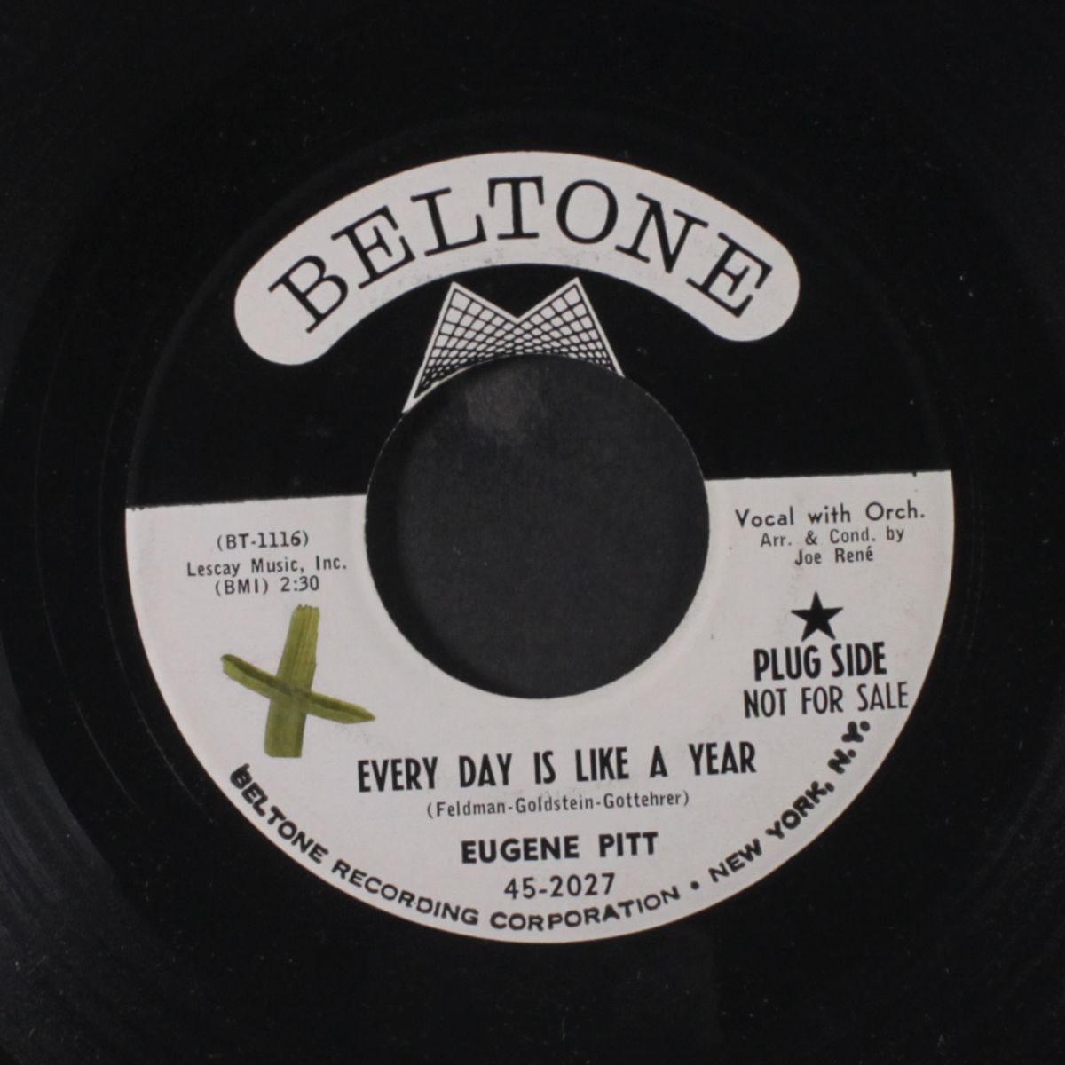 every day is like a year / she's my girl by EUGENE PITT