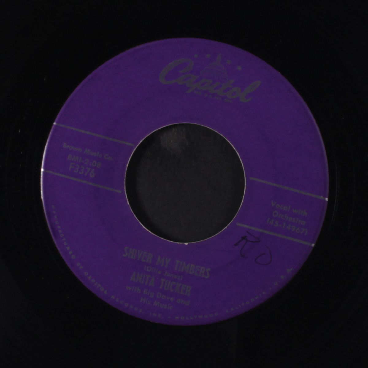 trying to get to you / shiver my timbers by ANITA TUCKER