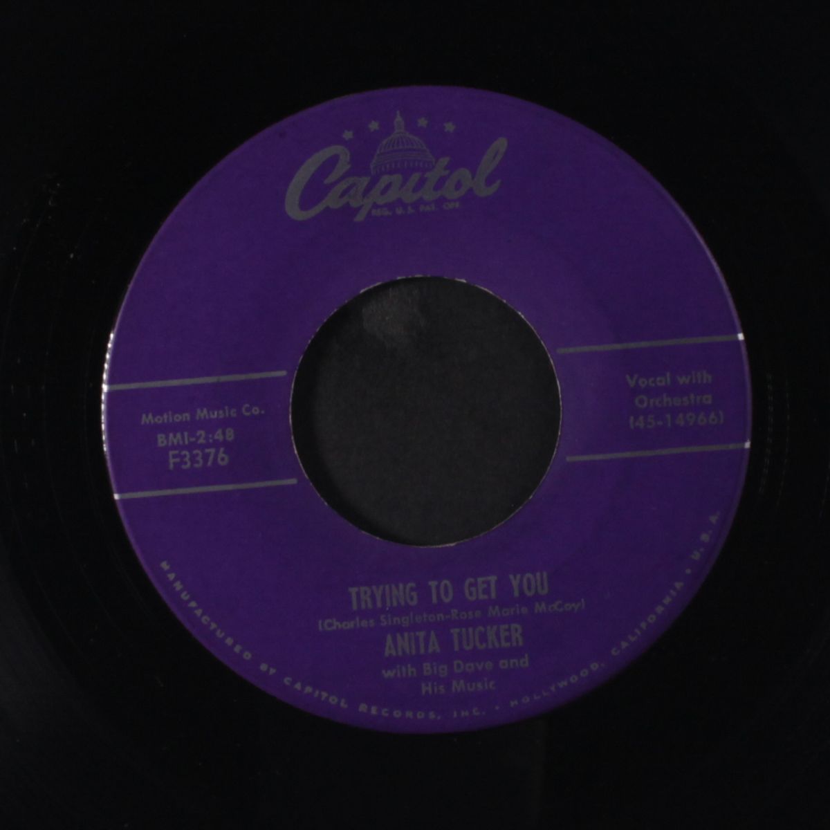 trying to get to you / shiver my timbers by ANITA TUCKER