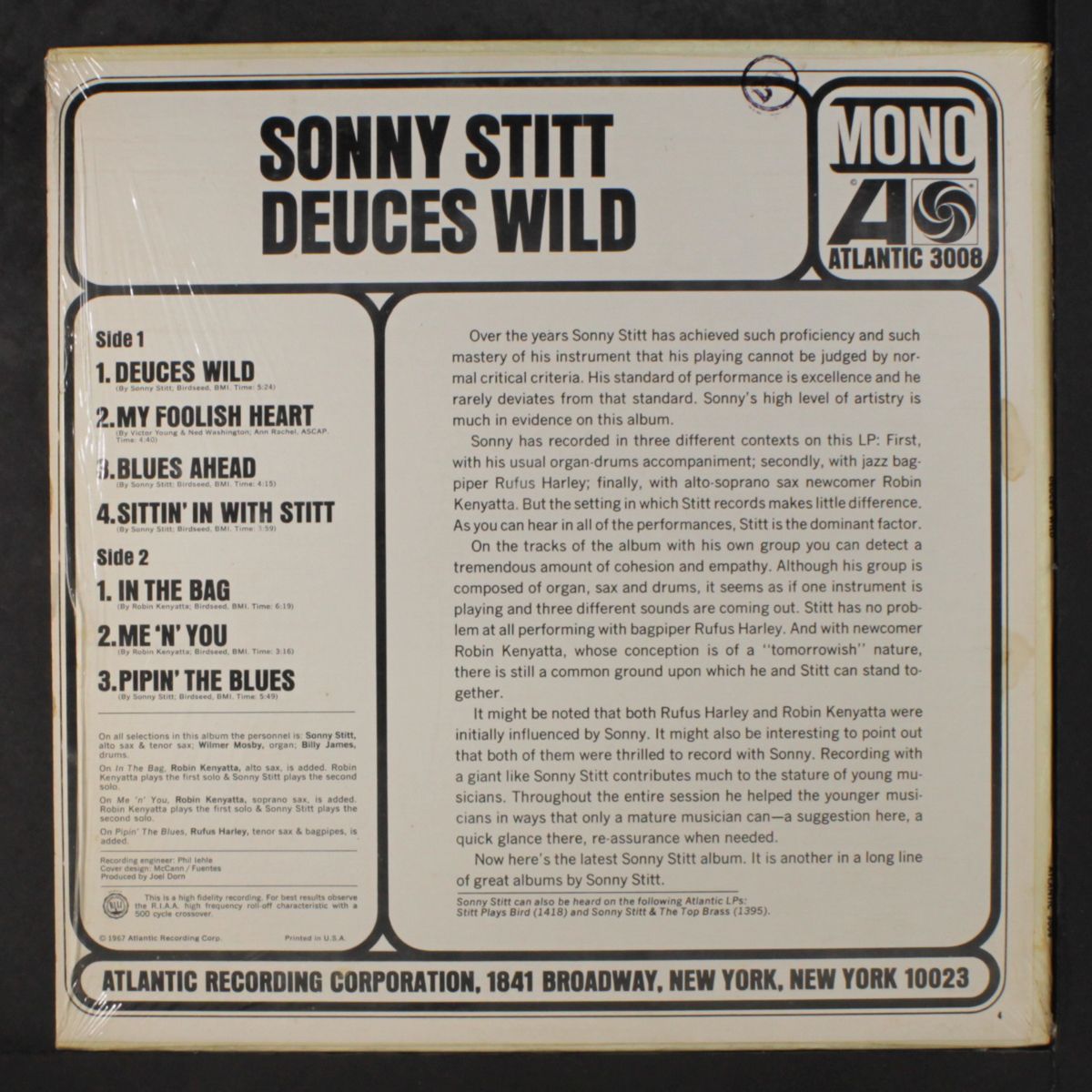 deuces wild by SONNY STITT