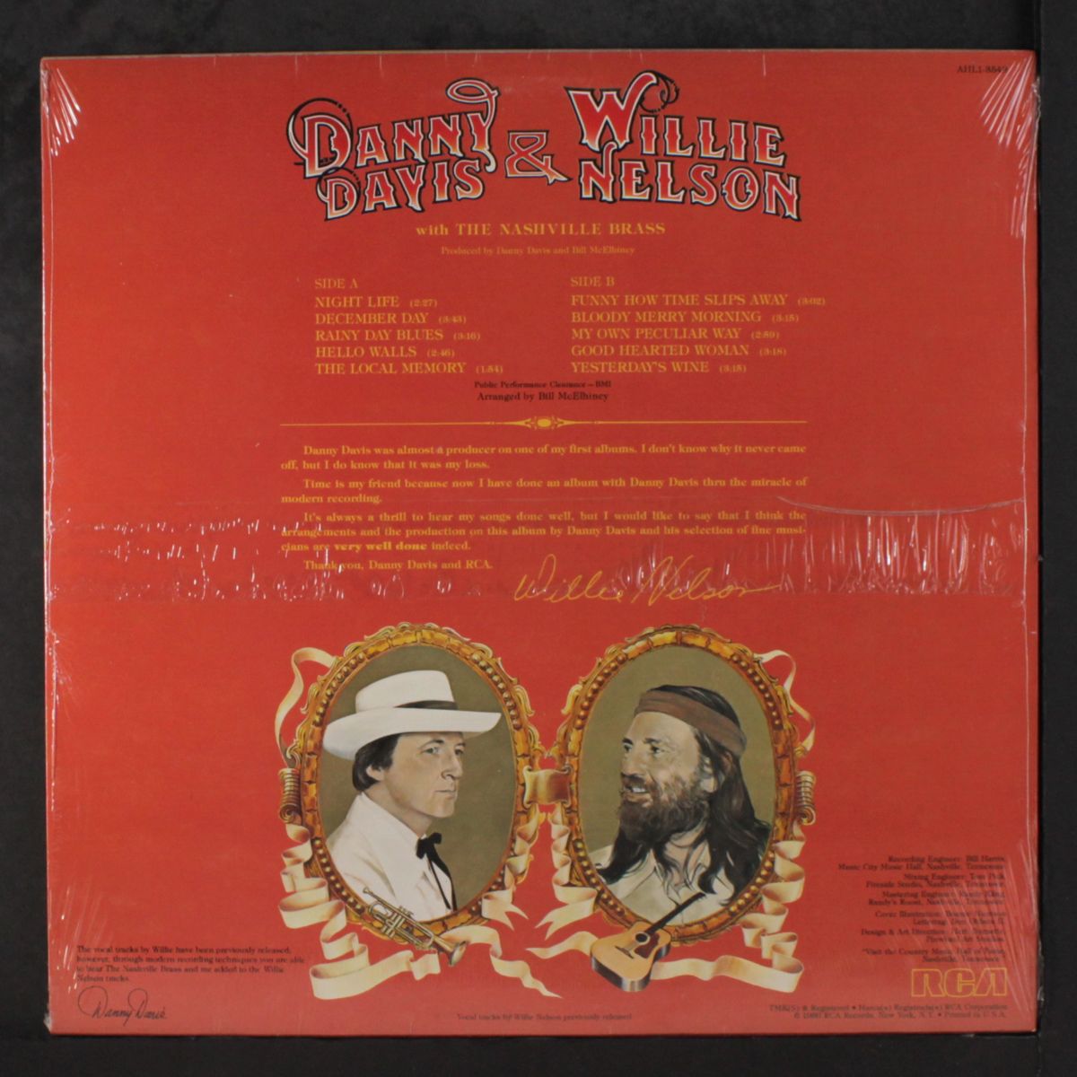 with the nashville brass by DANNY DAVIS & WILLIE NELSON