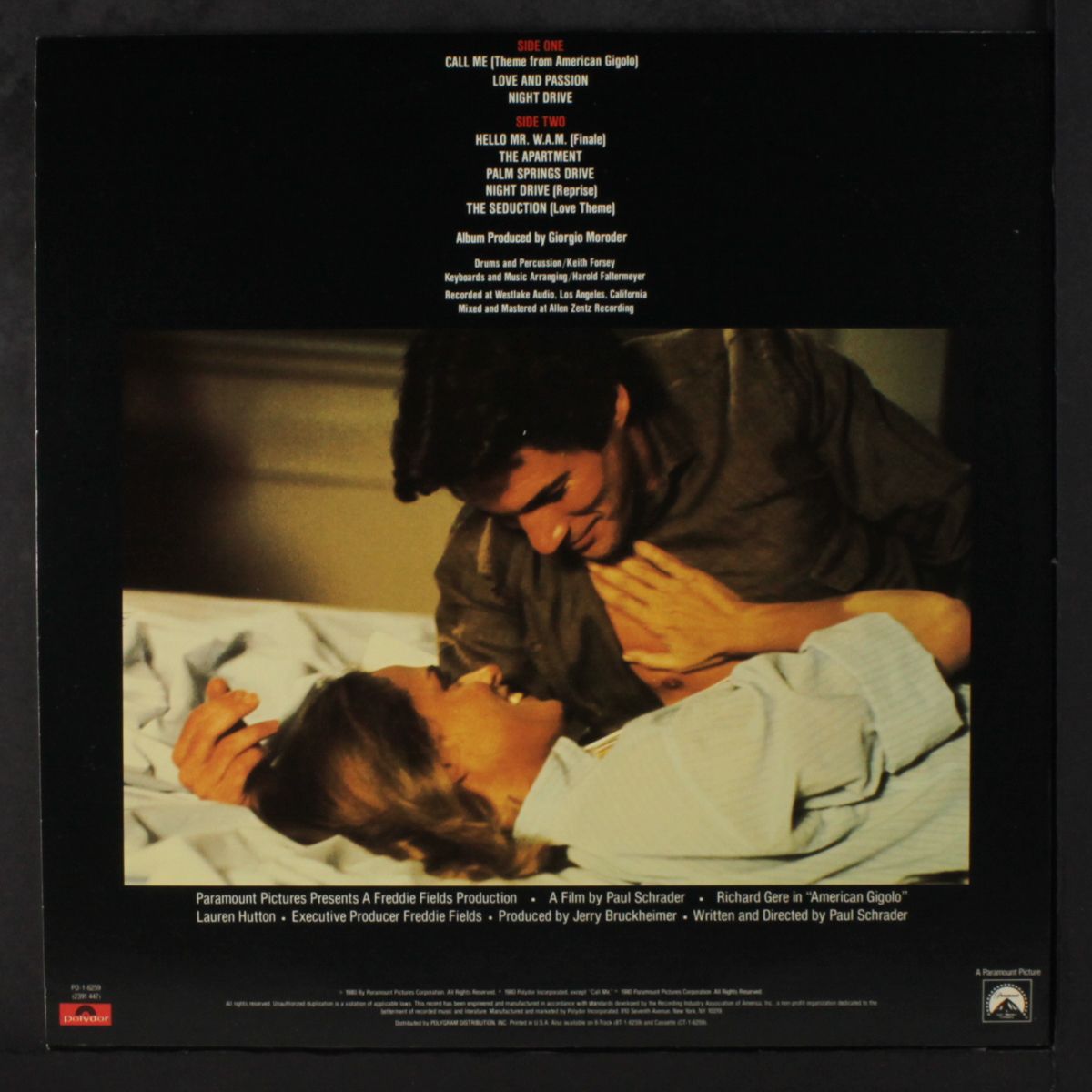 american gigolo by SOUNDTRACK