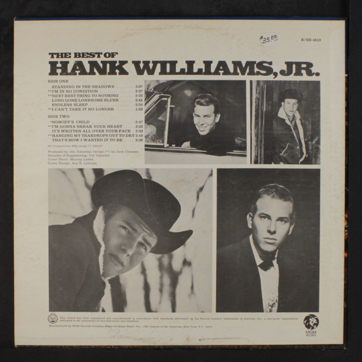 best of by HANK WILLIAMS, JR.