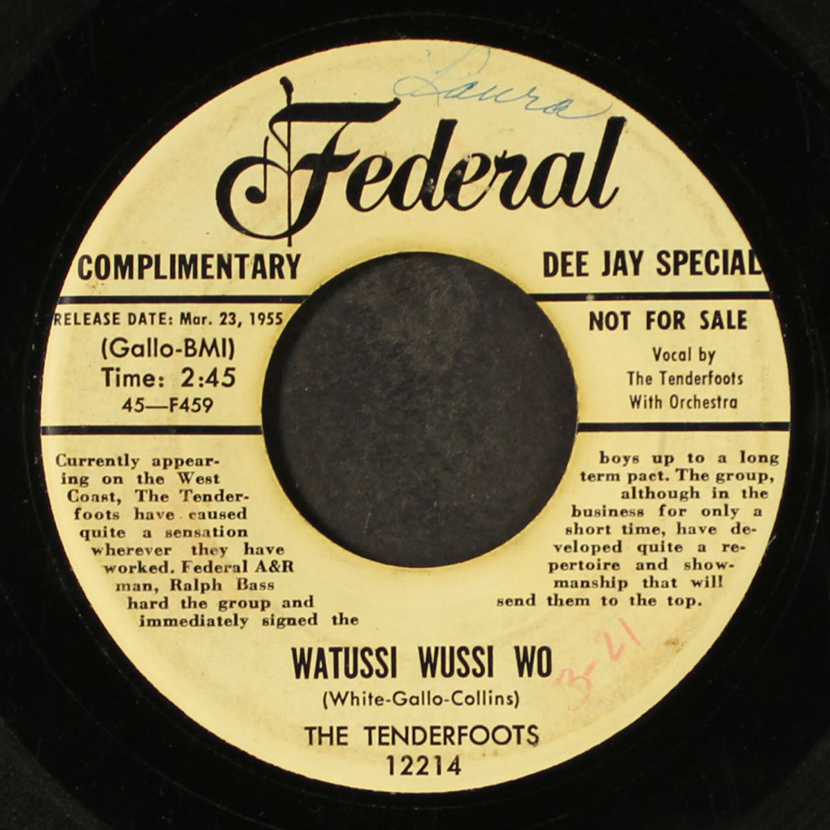 kissing bug / watussi wussi wo by TENDERFOOTS