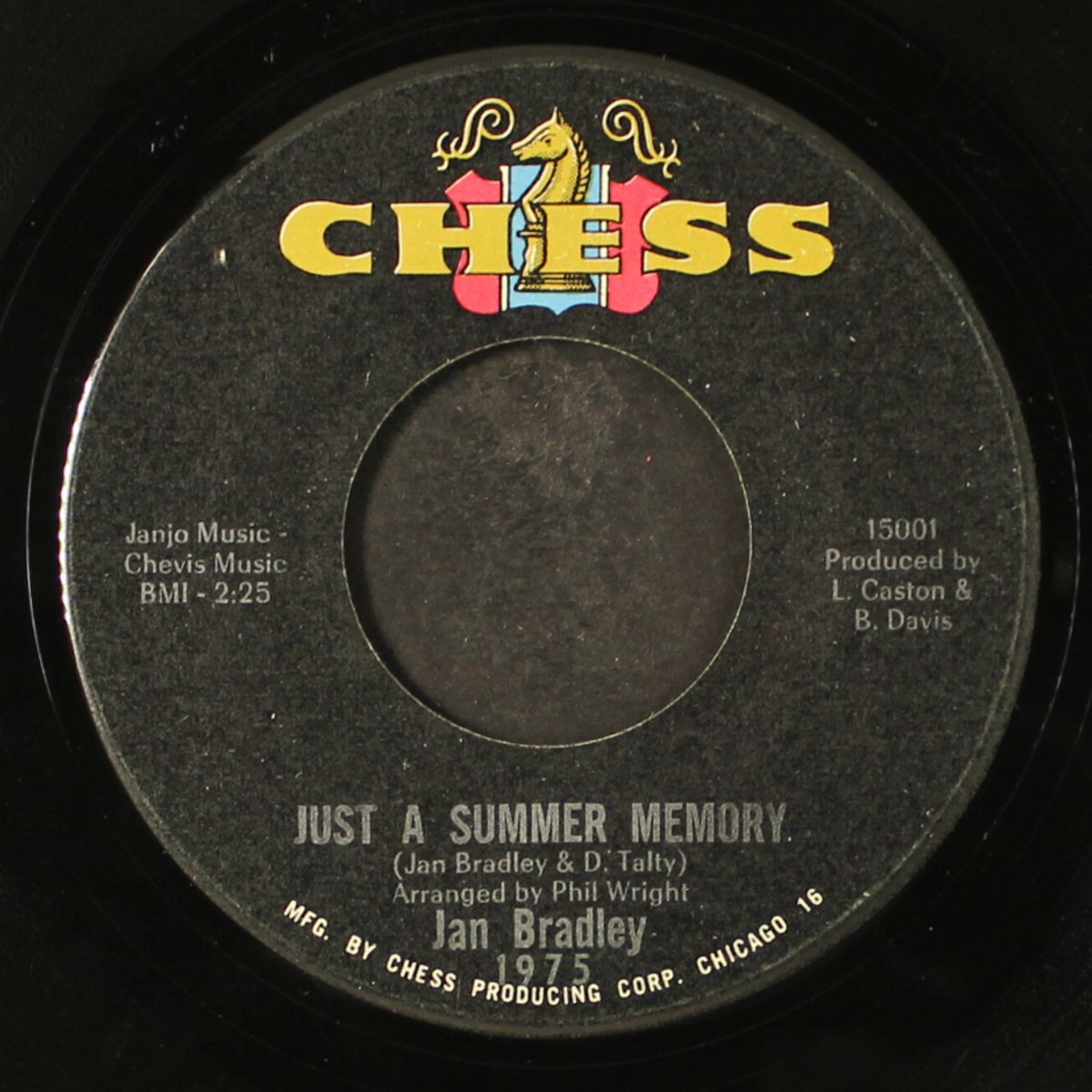 just a summer memory / he'll wait on me by JAN BRADLEY