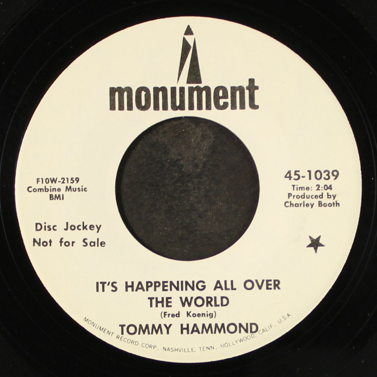 it's happening all over the world / love, hate by TOMMY HAMMOND