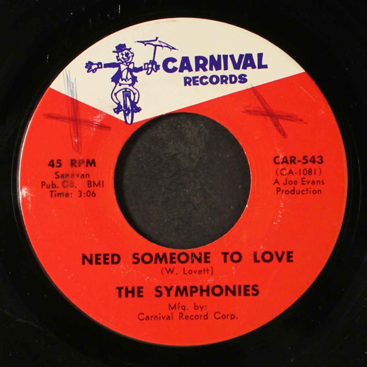 need someone to love / the git-go by SYMPHONIES / MAURICE SIMON & PIE MEN