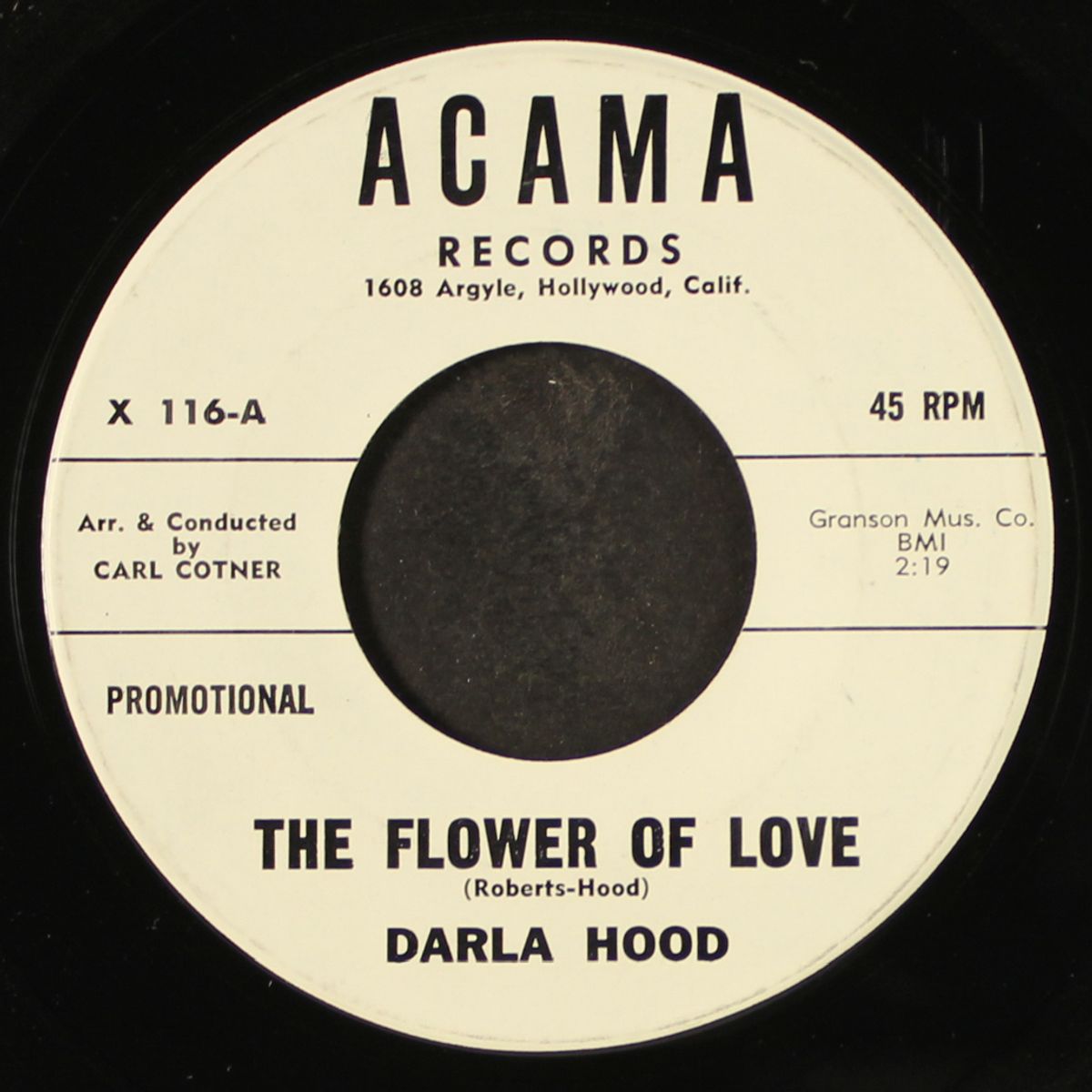 the flower of love / it just fits by DARLA HOOD