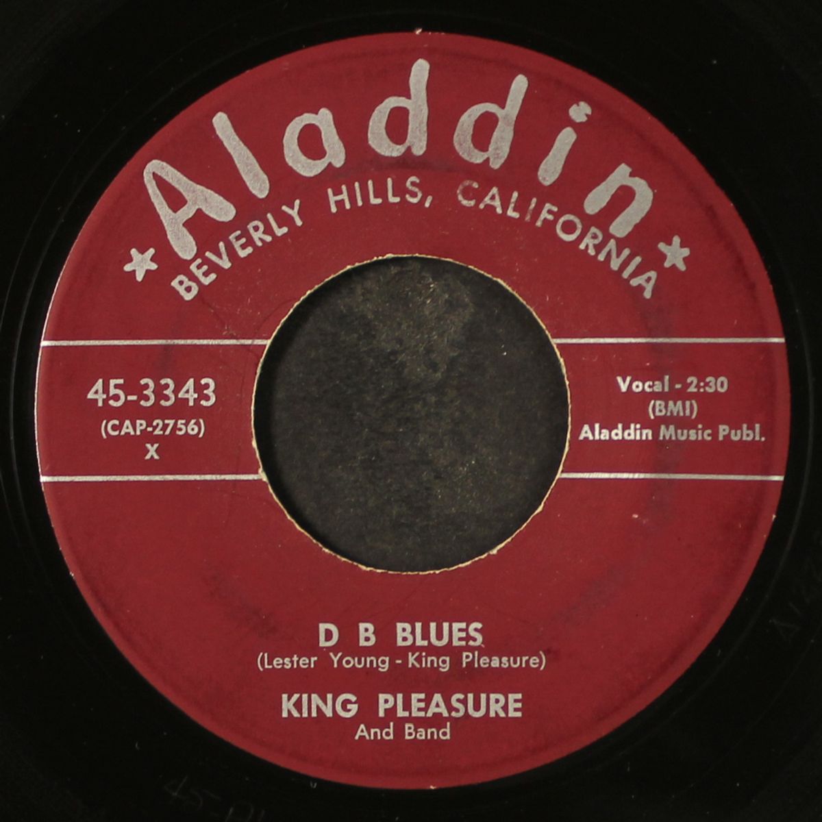 d.b. blues / blues i like to hear by KING PLEASURE
